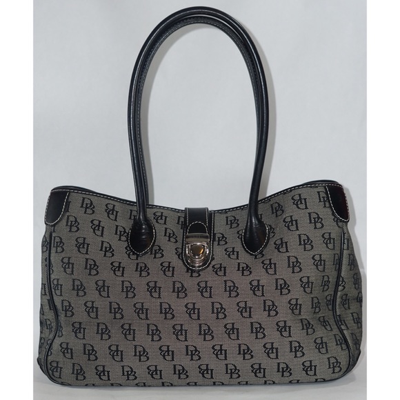 Dooney & Bourke Handbags - Dooney & Bourke Signature Logo Canvas Tote
